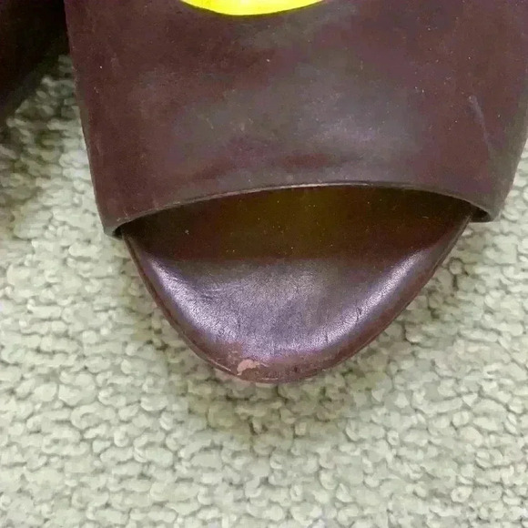 Belle by Sigerson Morrison Burgundy sandals - Picture 11 of 11